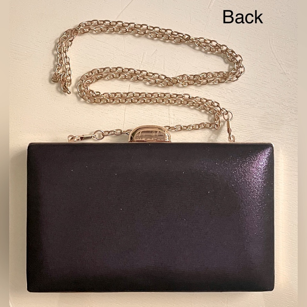 Navy Rhinestone Evening Purse - Picture 4 of 4